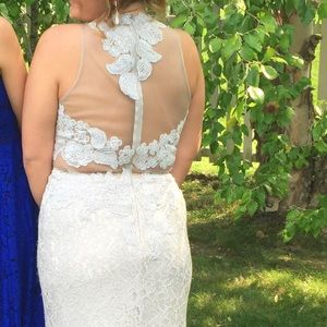 Aspeed taupe prom dress